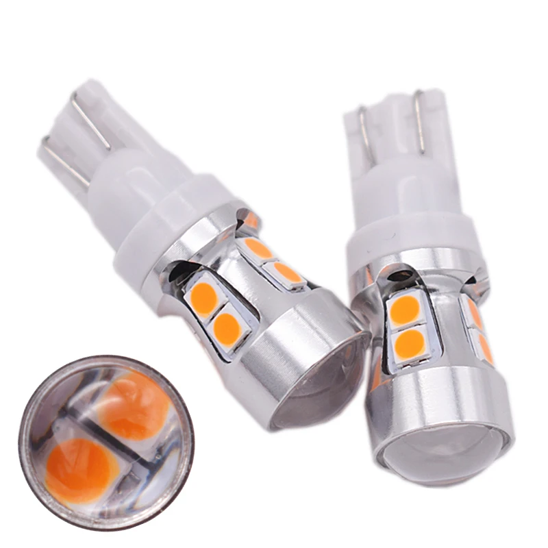 

2 шт., Автомобильные светодиодные лампы T10 3030 10 SMD 194 W5W