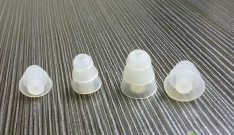 Eartips Für Shure E3C E3G E4C E5C In-Ohr Kopfhörer Headset Ohr Pads Knospen Ohrhörer Silikon Kopfhörer Fall kissen 2 stücke/1 paar