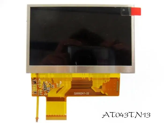Tela de exibição lcd original inolux at043tn13, 4.3 polegadas