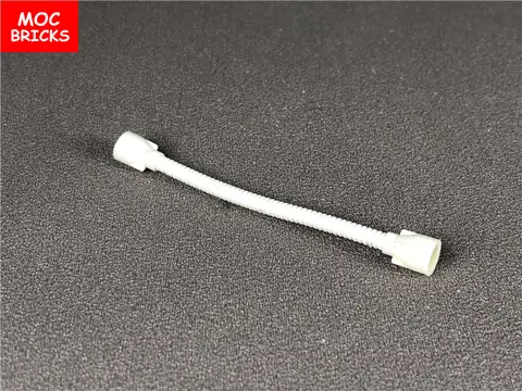 10 st/parti MOC-tegelstenar Byggstenar Slang Flexibel 8,5L Rör 7L Passar med 751 Tillbehör Monterade Leksaker Barnpresent 8 best sales Lego-rör - №8