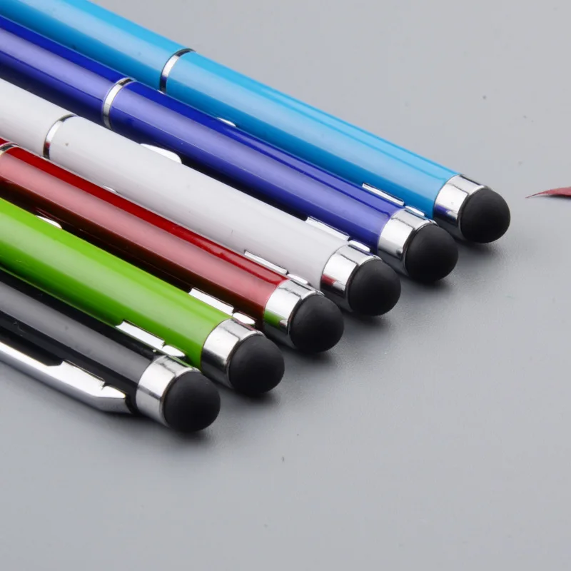 Handmade Custom Order Touch Screen Multi Color Writing Pen Office Supplies Metal Fashion Custom Text Name Ballpoint Pen