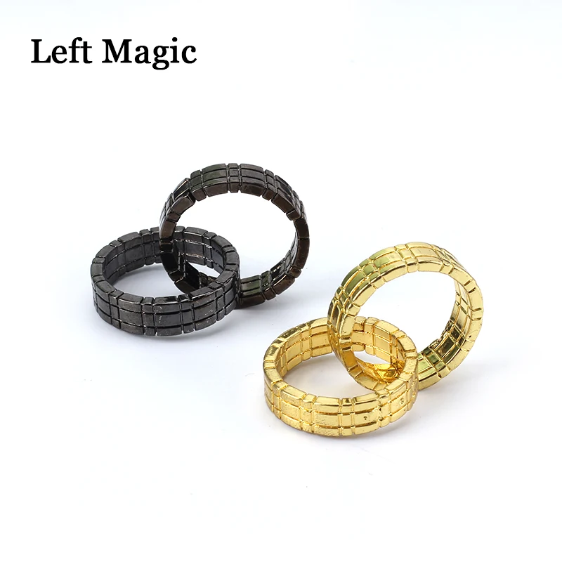 1set Himber Ring Gold  Black color can choose Magic Tricks Ring Close Up Magic Props