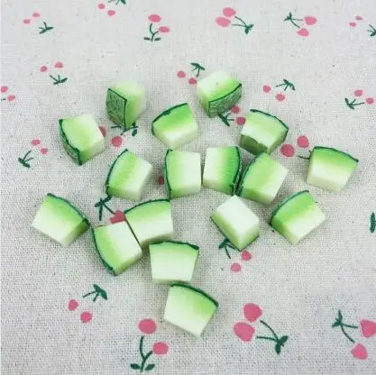 10pcs cantaloupe fruit Resin Flat back Cabochon Miniature Food Art Supply Decoration Charm Craft