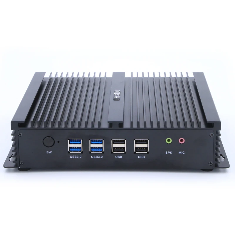 HYSTOU Intel Core i7 4500u Industrielle 4200u Fanless Mini PC Windows 10 TV Box 2 * LAN 6 * COM Port robuste Computer 300M Wifi HTPC
