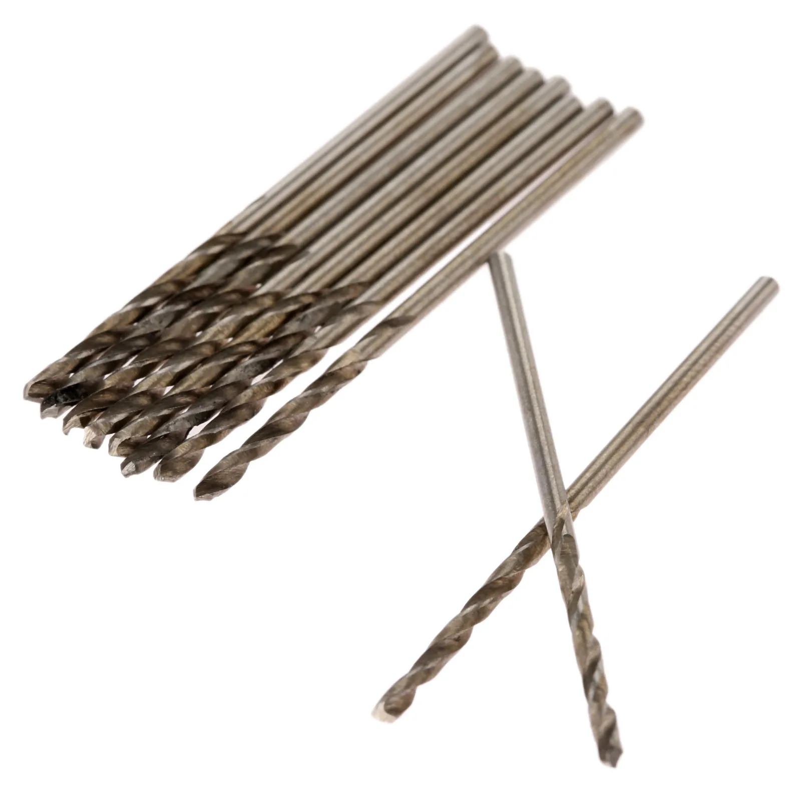 10Pcs Twist Drill Bits HSS Drill Bit Micro Straight Shank Wood Drilling Electric Drills Woodworking Tools 1.1/1.2/1.3/1.4mm