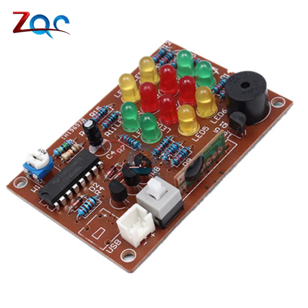 Imagem -04 - Kit de Luz Led para Aniversário Cd4060 Conjunto com Módulo de Marca Faça Você Mesmo Eletrônico