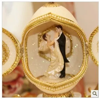 Pure natural egg music box wedding Valentine's Day gift to send girls to the Qixi Festival creative Christmas