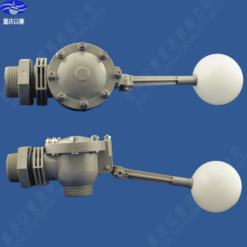 

2" plastic float valve, big size plastic ball cock, water tank floating valve, water level float valve