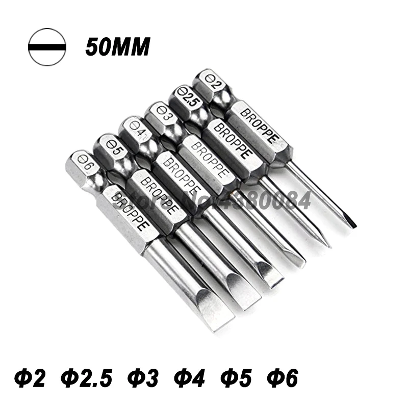 7 Pcs Set Magnetische Platte Kop Ingelaste Tip Schroevendraaiers Bits Mini Ratelsleutel Voor 1/4 "(6.35mm) hex Shank Handgereedschap Combinatie