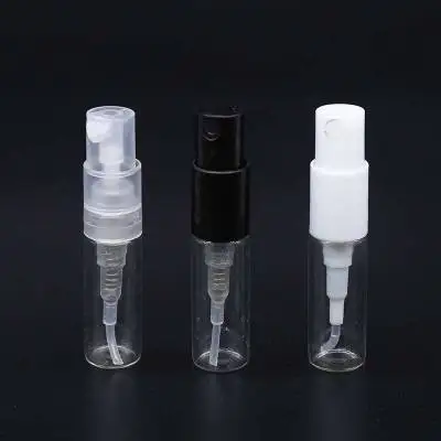 

50pcs/lot 2ml 3ml Travel Clear Mini Glass Spray Perfume Bottle 2cc 3cc Small Sample Parfum Atomizer Fragrance Container Jars