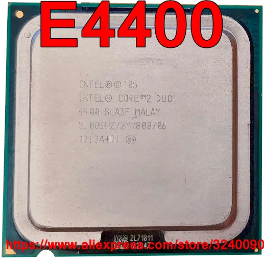 Original Intel CPU CORE 2 DUO E4400 Processor 2.00GHz/2M/800MHz Dual-Core Socket 775 free shipping speedy ship out