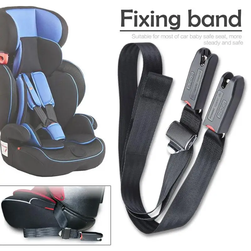 

Auto Car Seat Belt & Padding Children Safety Seat Belt With Isofix Connector Soft Connecting Band EU Plug Universal