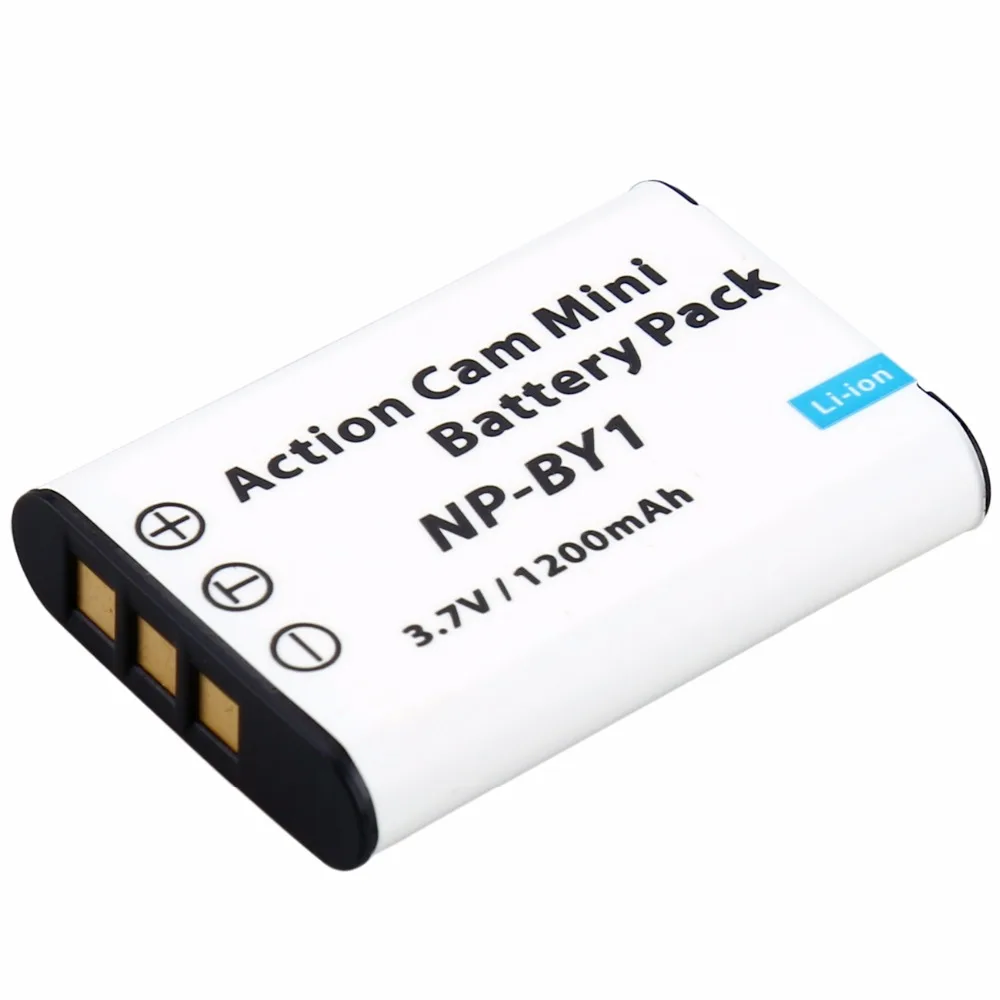 2Pcs Probty NP-BY1 NP BY1 NPBY1 Camera Battery For Sony HDR-AZ1VR AZ1 AZ1V AZ1VR Sport Action Cam Mini Camcorder