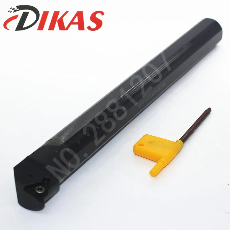 Dikas 1pcs SNR0025S16 CNC internal thread shank for machining internal thread lathe machine tool turret  25MM