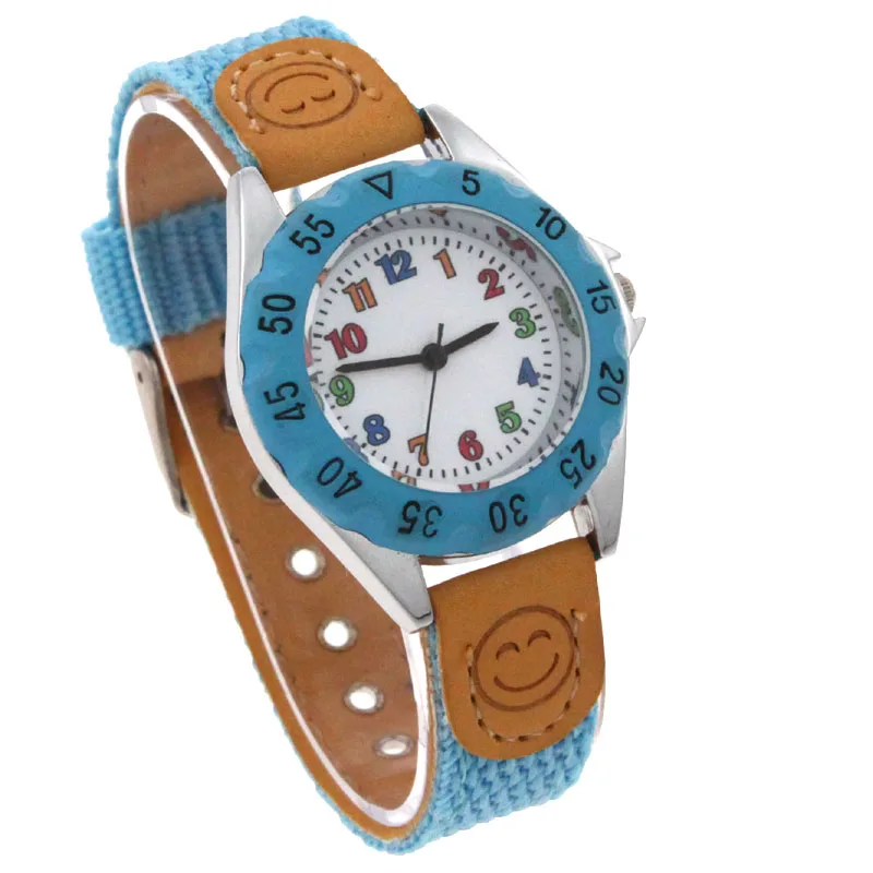 Children Kids Watches Casual Fashion Cute Students Watch Life Waterproof PU Leather Strap Quartz Wrist Watch For Girl Boy