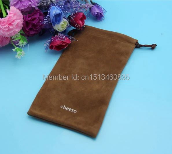 

100pcs/lot free shipping small velvet jewelry pouch velvet gift pouch velvet drawstring pouch bag custom logo Iphone6 plus bag