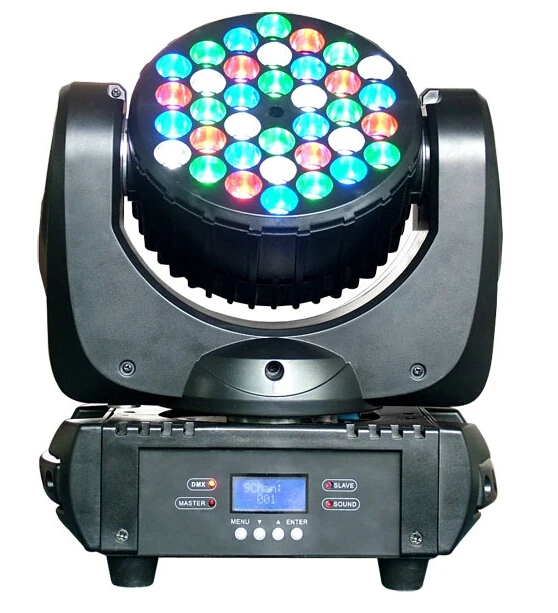 4Pcs/Lot LED 36x3W RGBW Beam Wash Bees eyes Moving Head Light DMX 512 DJ Sound Par Disco Party Stage Effect Lighting