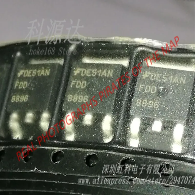 10 piezas FDD8896 TO-252, 8896 Original, en Stock