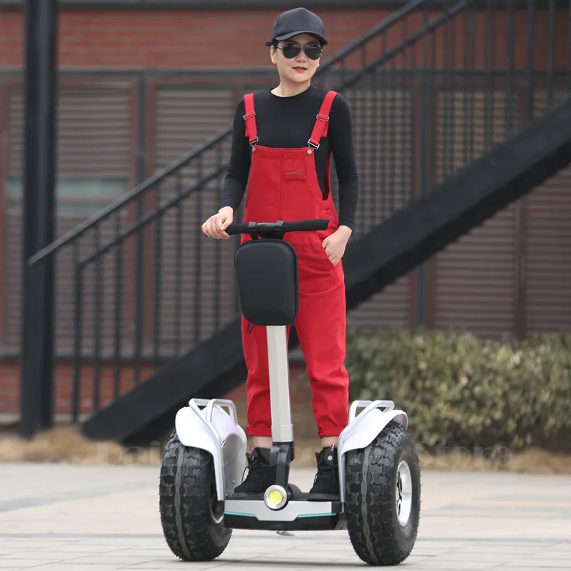 19 Inch Smart Balance Electric Scooter Self Balancing Scooters Samsung Battery 2400W Fat Tire Adults Off Road Hoverboard