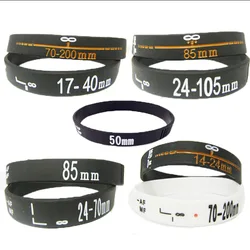 Lens Bracelets Photographer silicone bracelet Wristbands SET  Lens Zoom Creep for canon nikon DSLR camera  free ship