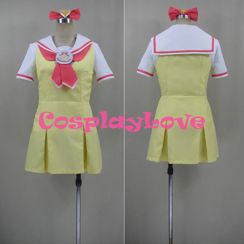 Custom Made Japanese Anime Pretty Rhythm All-Star Selection Lala Manaka School Uniform Cosplay Costume CosplayLove High Quality