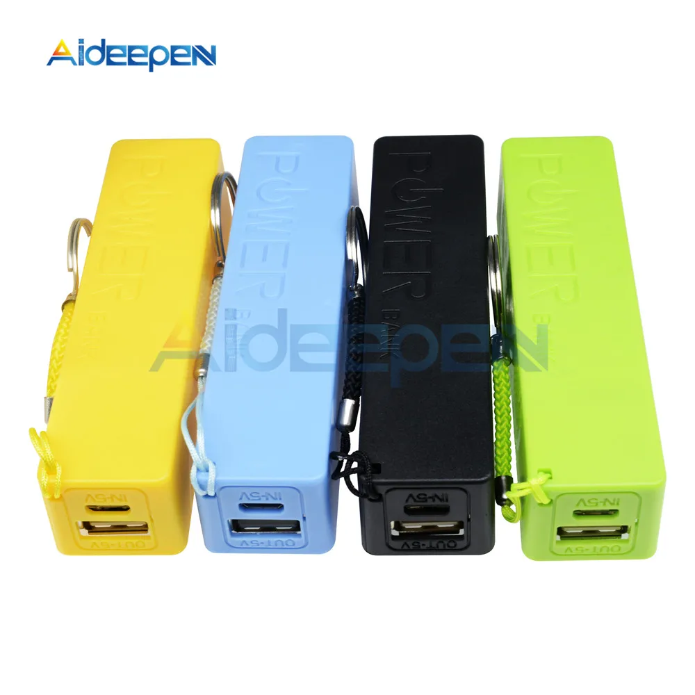 USB Power Bank Case Kit 18650 Battery Charger DIY  Electronic Storage Boxes 1800mAh 2200mAh 2600mAh 2800mAh 3400mAh Battery