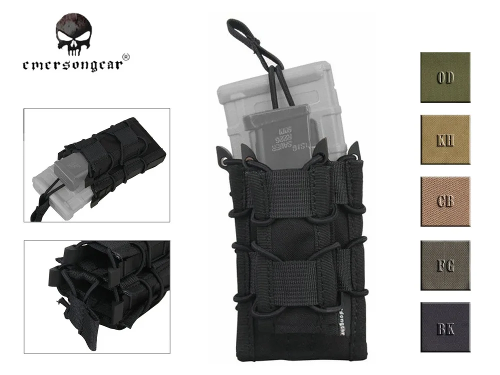 

Подсумок Emersongear-Double для страйкбольного боя, подсумок Molle MAG, EM6346