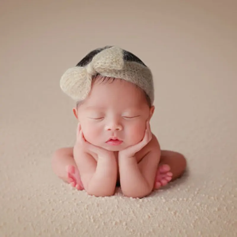 

Newborn headband photography props,Baby mohair head wear photo props