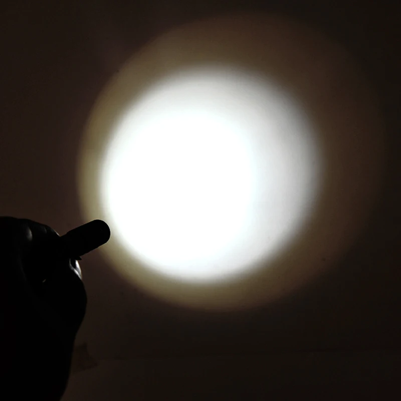 Mini Flashlight Self Defense Penlight Medical Torch Hard Light LED Bulbs AAA Battery Strobe Camping Q5 Waterproof Single File 5W