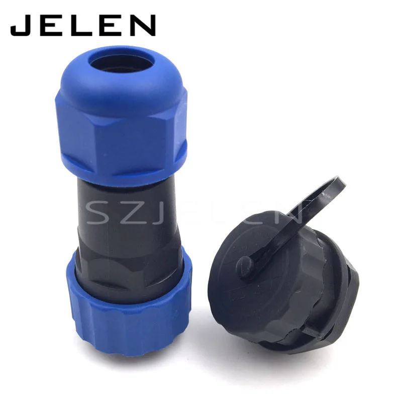 SD20 2 pin waterproof connector plug and socket IP68 LED power cable connector Rated current 25A