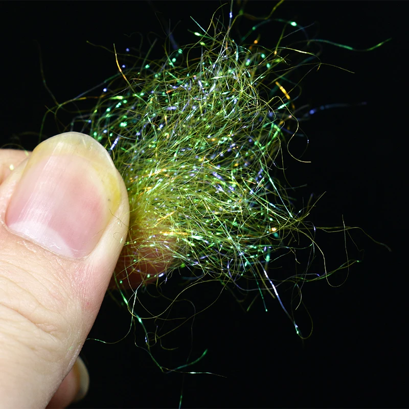 fibra dubbing sintético brillante para ninfas Scud – Trucha y Salmón - imagen 5