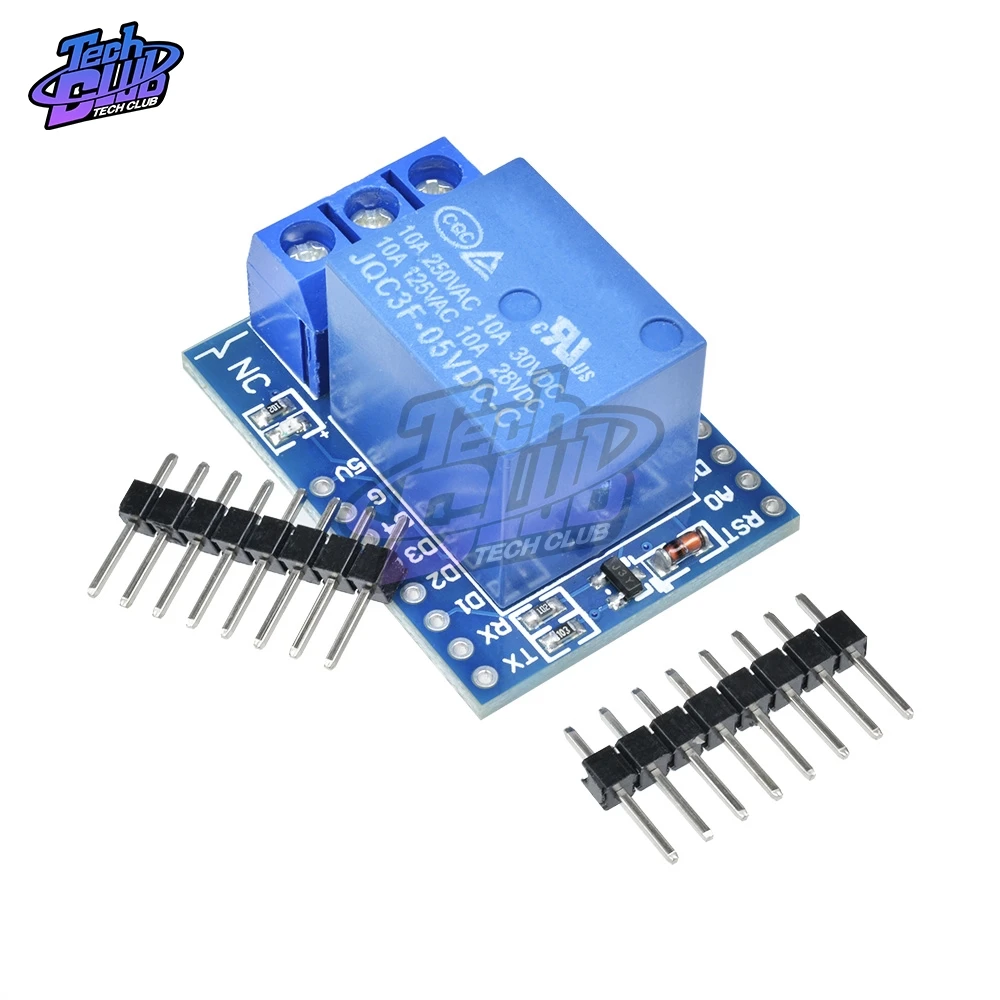 Un canale Wemos D1 Mini relè Shield per Wemos D1 Mini modulo relè per Arduino ESP8266 scheda di sviluppo 1 canale