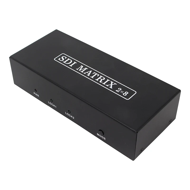 SD-SDI ,HD-SDI,3G-SDI 2x8 Switch with BNC Female 8 SDI output ,2 SDI iutput Support 1080P Distribution Extender for Projector