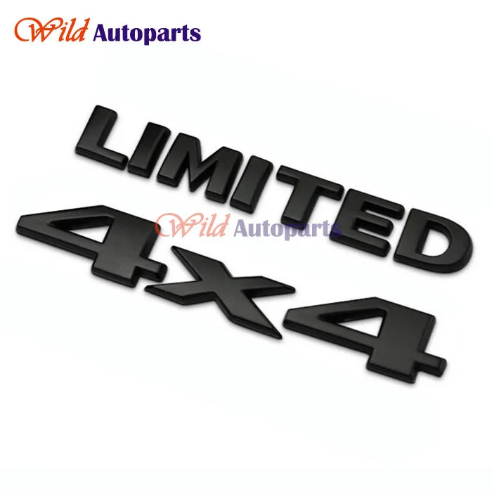 Автомобильная задняя дверь матовая черная 4x4 ограниченная буква эмблема значок переводная картинка для внедорожника для Jeep Patriot Compass Grand Cherokee