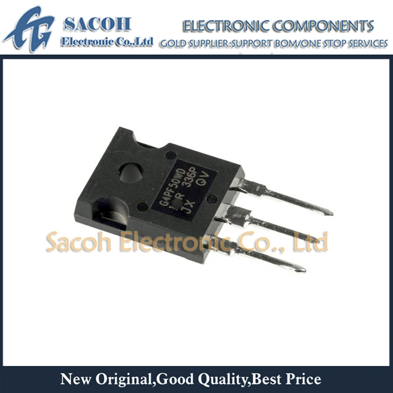 

Refurbished Original 10Pcs/Lot G4PF50WD IRG4PF50WD OR IRG4PF50W G4PF50W TO-247 28A 900V Power IGBT Transistor