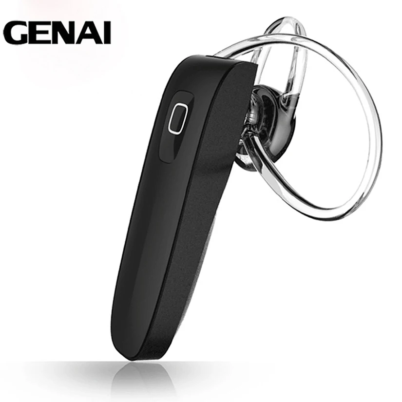 Genai-Écouteurs sans fil bluetooth, oreillettes mains libres, mini casque d\'écoute pour téléphone