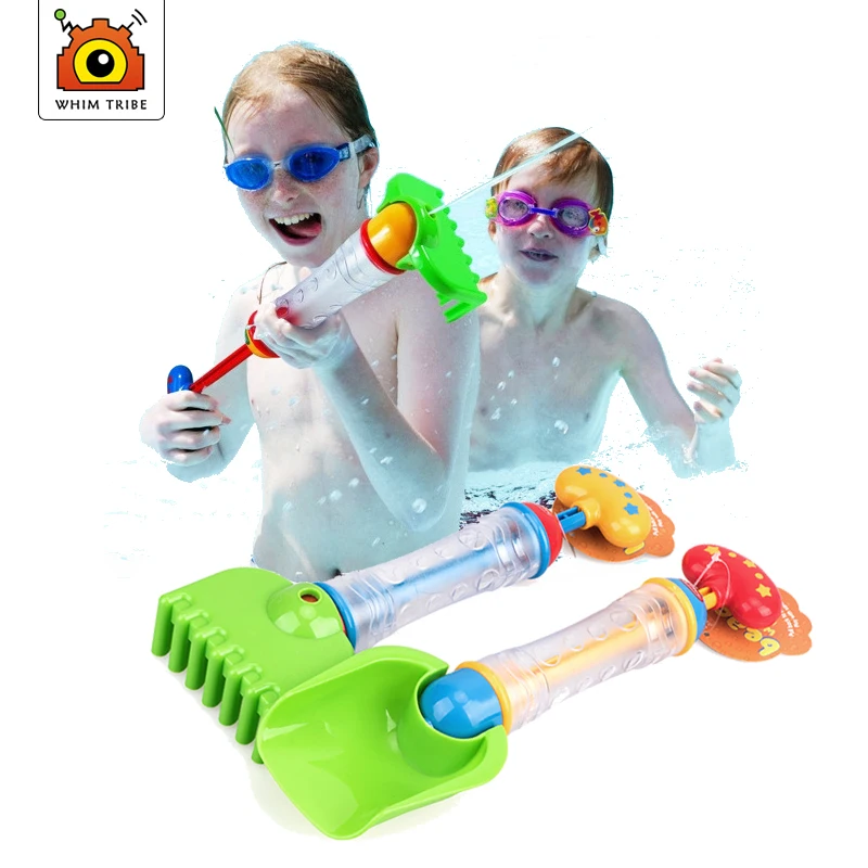 kids beach toys  sand toysMulti-purpose squirt gun for beach children dig sand shovel rake baby water toy  unique toys for kids