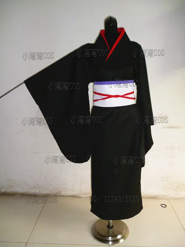 

Kalluto Zoldyck Cosplay Costume black Kimono 11