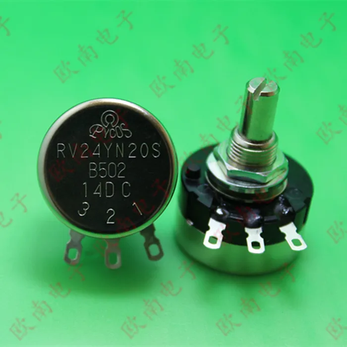 [VK] speed control single turn potentiometer RV24YN20S B502 5K  frequency switch RV24 switch