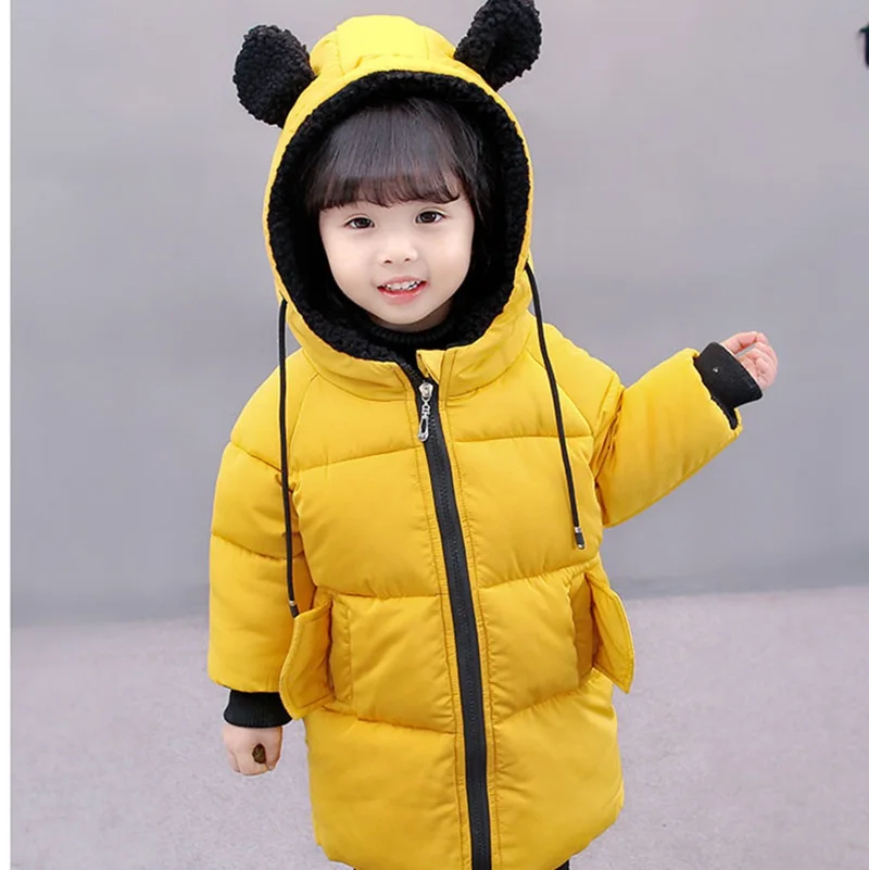 COOTELILI Winter Jackets For Girls Boys Winter Overalls For Girls Warm Coat Baby Boy Clothes Children Clothing 80-130cm