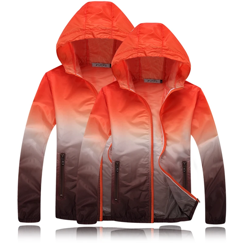 Summer women Quick Dry Skin Sun Protection Clothing Couple Coat Fashion Windbreaker Waterproof Men Women Jacket