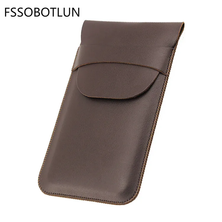 FSSOBOTLUN,For Samsung Galaxy Note10+ Phone Case Sleeve For Galaxy Note 10+ 5G Protective Case Cover Holster Handmade Pouch Bag