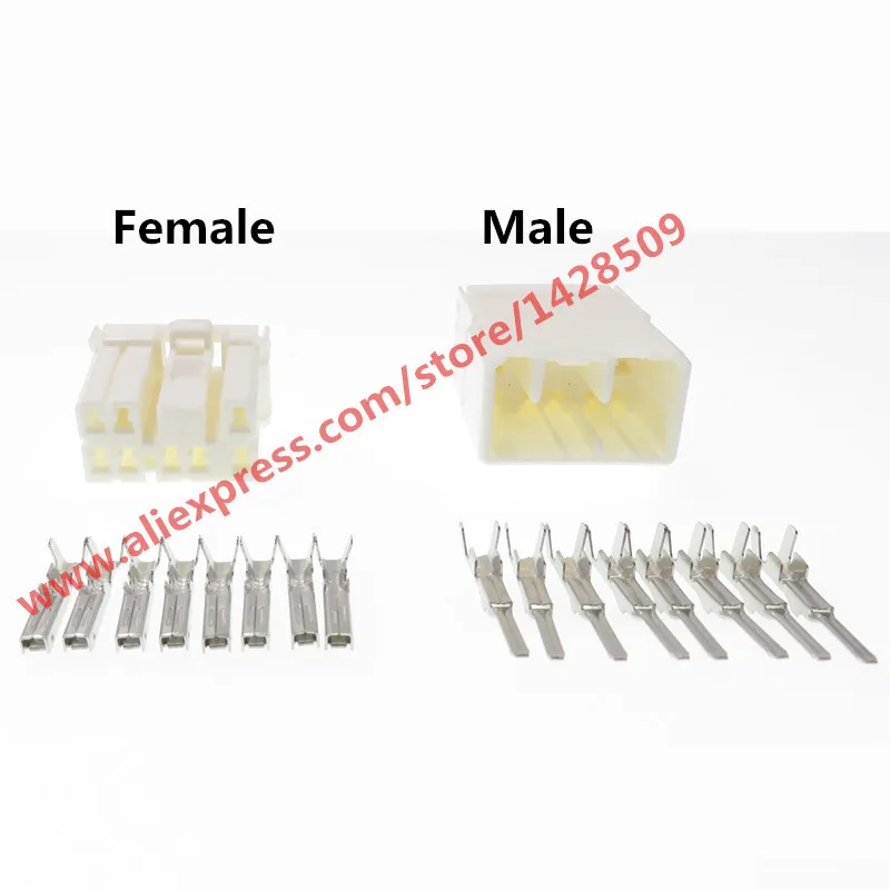 1Set 8 Pin 1-174931-1 173850-1 Automotive Connector Female And Male Electrical Wiring Auto Plug