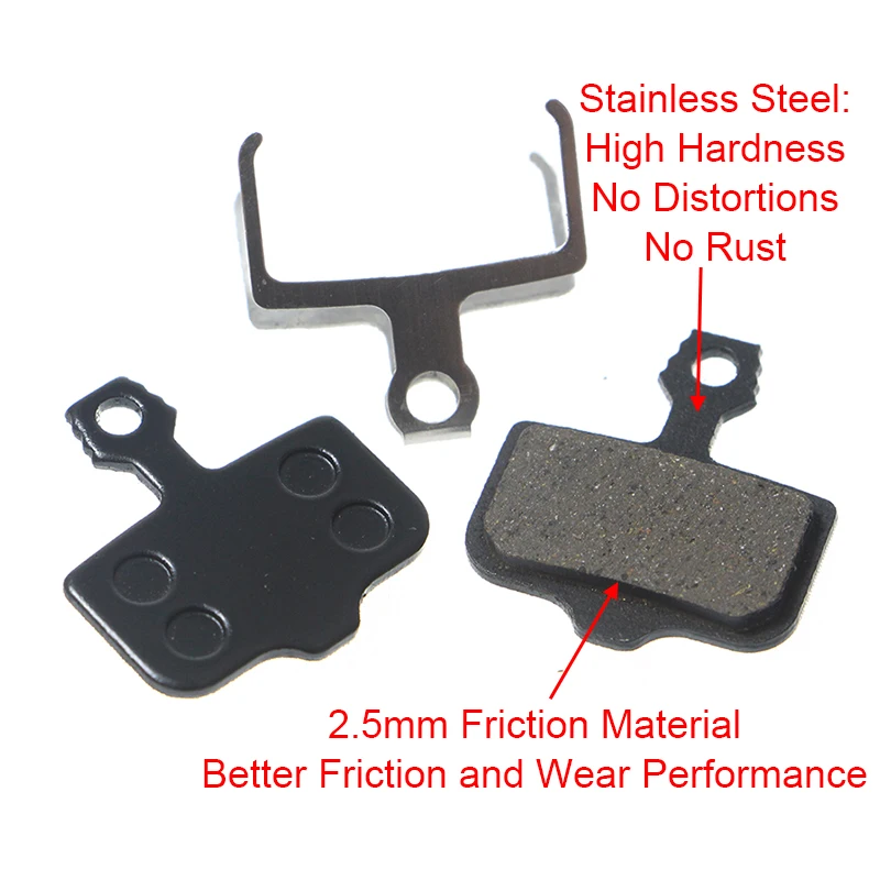 Resin Bicycle Disc Brake Pads for SRAM AVID Elixir 1 3 5 7 9 R CR for SRAM XX X0 Avid DB1 DB3 MTB Mountain Bike Disc Brake Parts