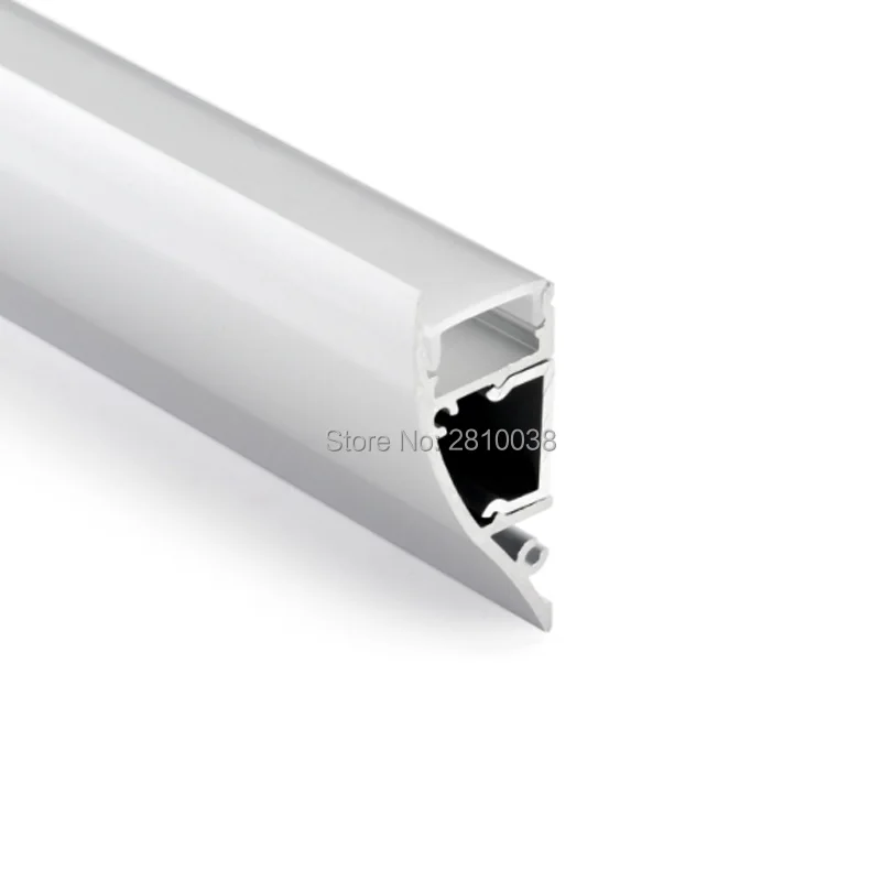 

100 X 2M Sets/Lot Wall washer led light aluminum profile Semilunar style aluminium led housing channel for wall up lighting