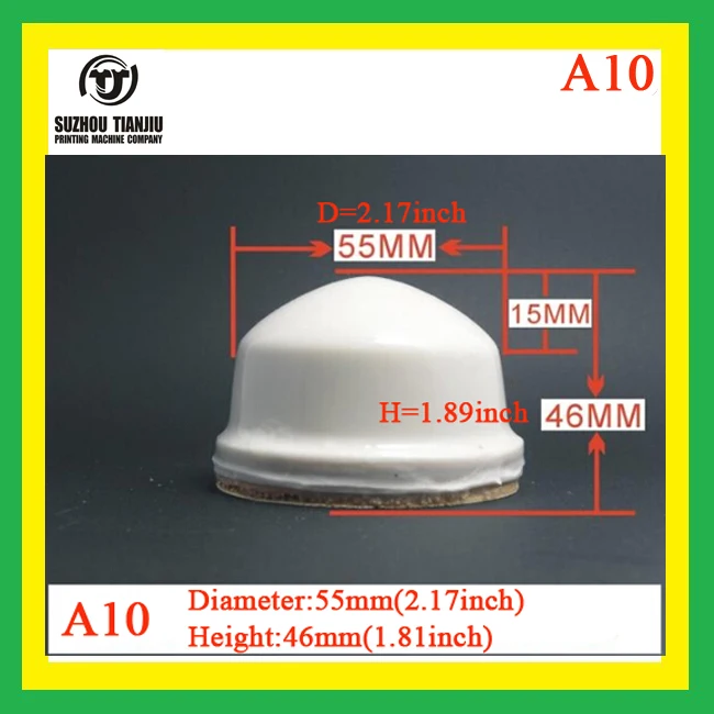 TJ A10 Silicone Rubber Heads  For Pad Printing Size:Diameter2.17