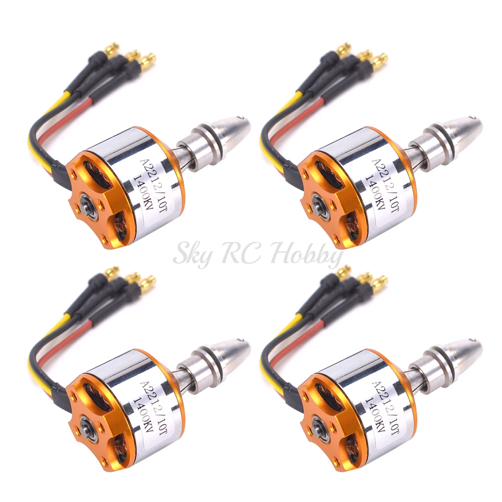 A2212 2212 1400KV 2-3S Brushless Motor 10T for RC FPV Fixed Wing Drone Airplane Aircraft