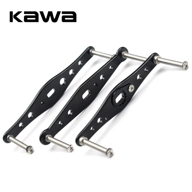 KAWA Fishing Straight Reel Handle lega materiali in alluminio bilanciere da pesca mulinello da pesca di alta qualità accessorio foro dimensioni 8x5mm