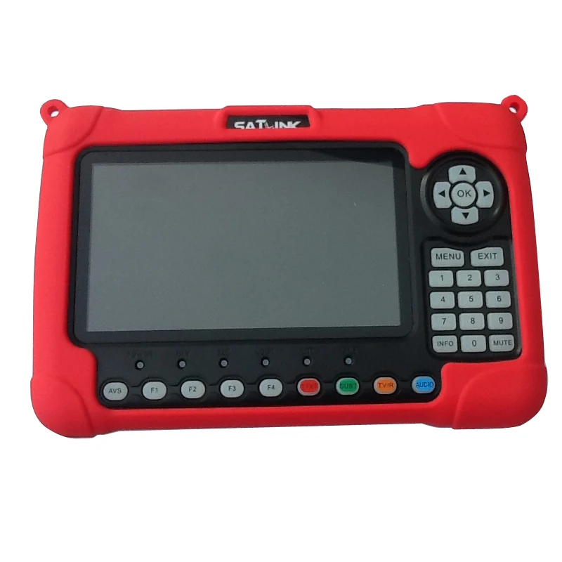 7 inch LCD Screen Satlink WS-6980 DVB-S2 DVB-T/T2 DVB-C Combo Satlink 6980 Digital Satellite Meter Finder Spectrum Analyzer