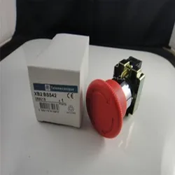 XB2 BS542 XB2-BS542 Turn to Release N/C Turn Reset Emergency Stop Push Button Switch